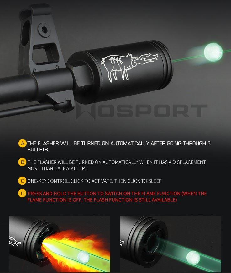 WoSport Spitfire Tracer Unit (14mm CCW - Full Metal)