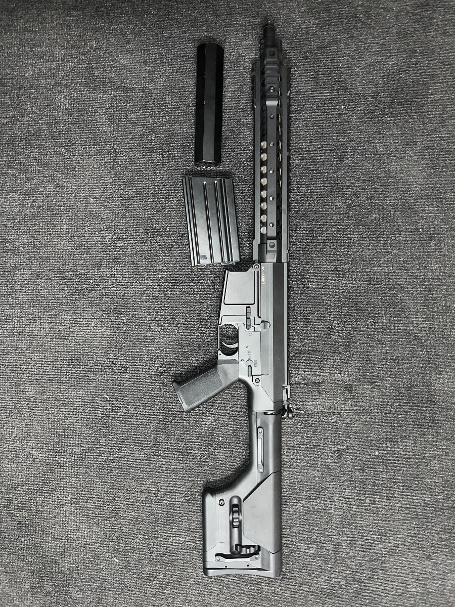A&K DMR AK25 full auto - missing suppressor mount muzzle break but seems to work fine