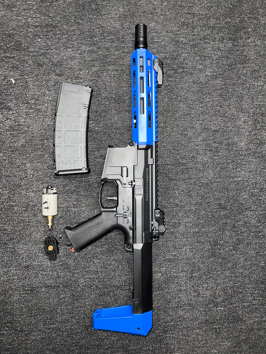 Double Eagle honey badger btwo tone blue/black - motor not in gun