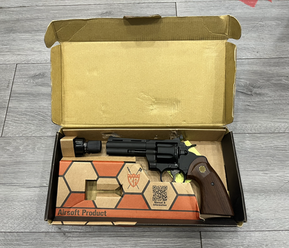 Boneyard - King Arms SAA .45 Peacemaker Revolver (S - Black - KA-PG-10-S-BK1)
