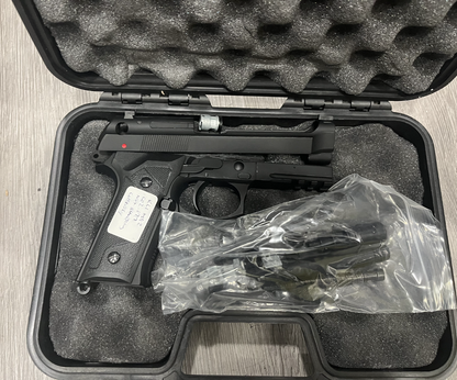 Boneyard - KLI M92 Co2 Blowback Pistol with Compensator and Rail (4.5mm/.177 - Black)