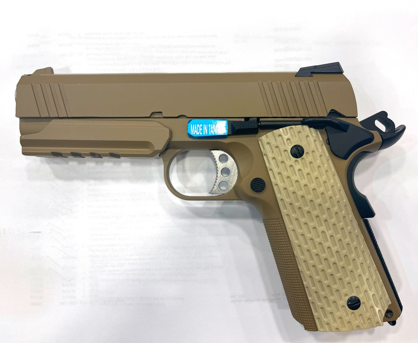 Boneyard - WE Desert Warrior 4.3 GBB Pistol (Tan)