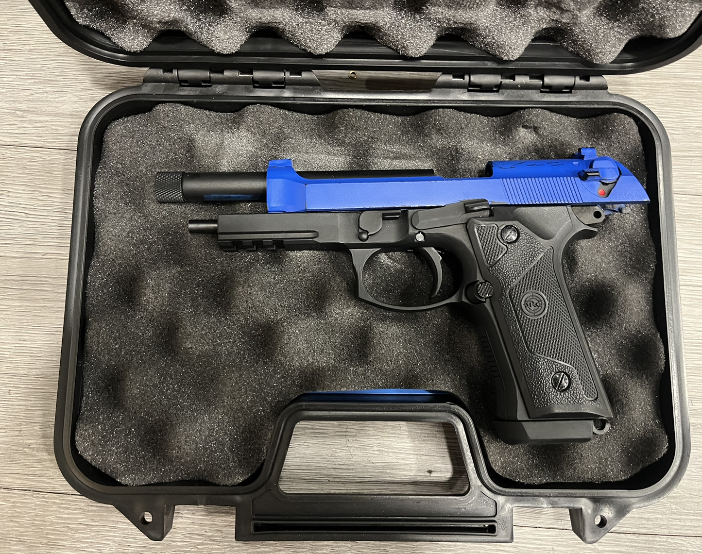 Boneyard - SRC M92 SR9A3 Gas Blowback Pistol (Dual Powered - Black - GB-0710B)