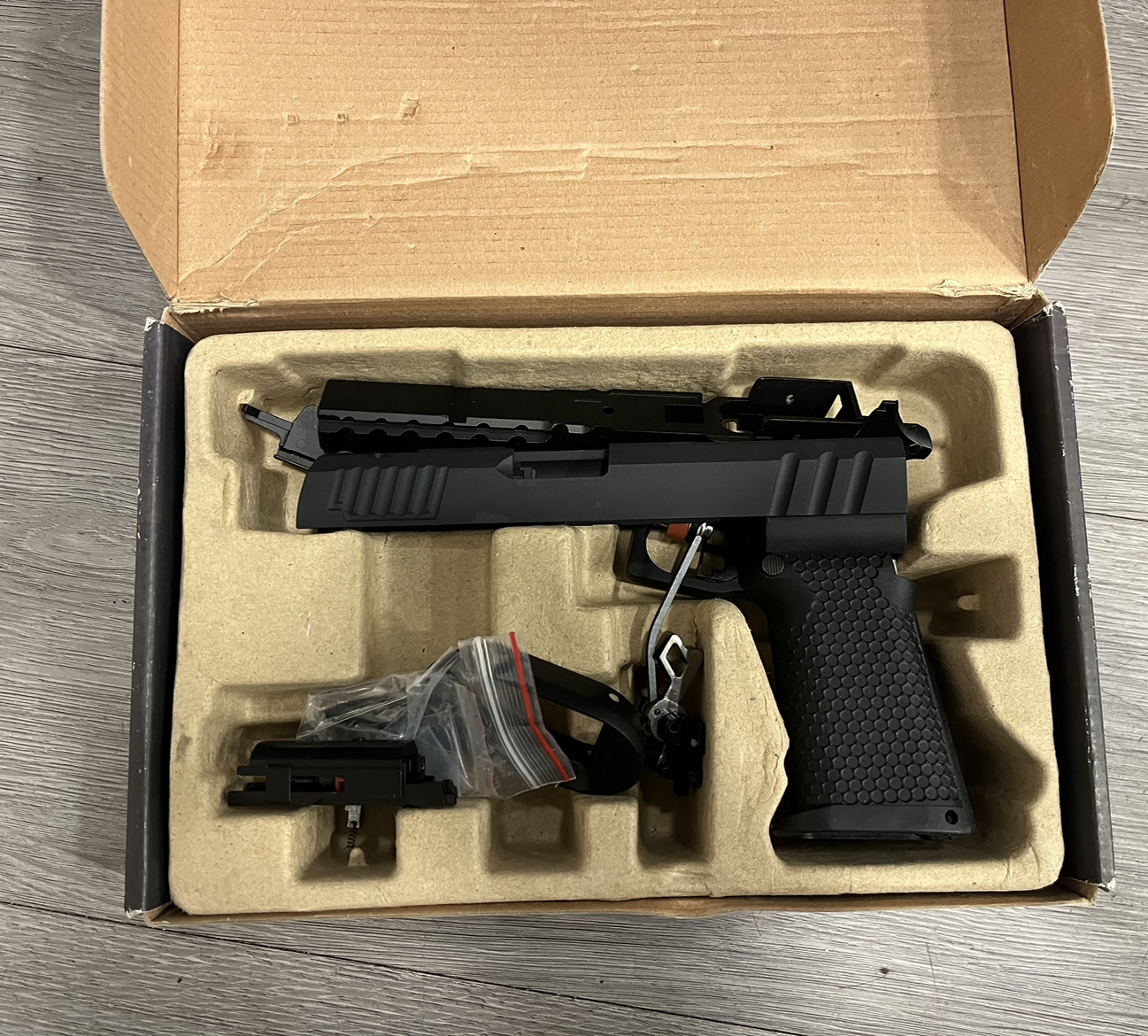 Boneyard - Armorer Works Custom Black Ace Hi-Capa GBBP (Black Slide - Black Barrel -  AW-HX2033)
