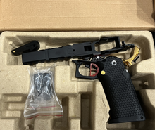 Boneyard - Armorer Works Custom Hi-Capa GBBP (Full Silver Slide - Black Frame - Gold Barrel - AW-HX2001)