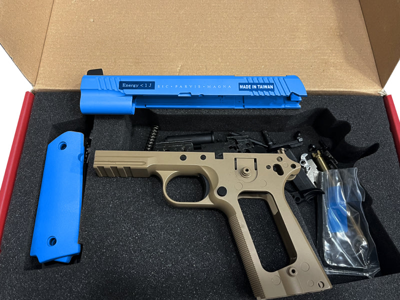 Boneyard - Secutor - Rudis Magna - 1911 - VII Custom Pistol (Co2 Powered - Gas Ready - Tan)