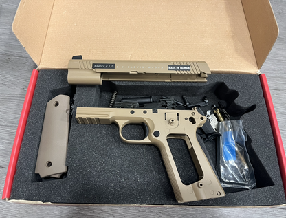 Boneyard - Secutor - Rudis Magna - 1911 - VII Custom Pistol (Co2 Powered - Gas Ready - Tan)