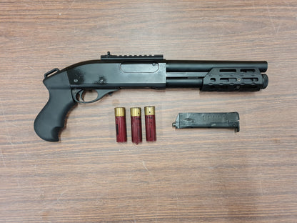 Golden Eagle M870 M-Lok Tri-Shot Gas Pump Action Shotgun (8879 - Black)