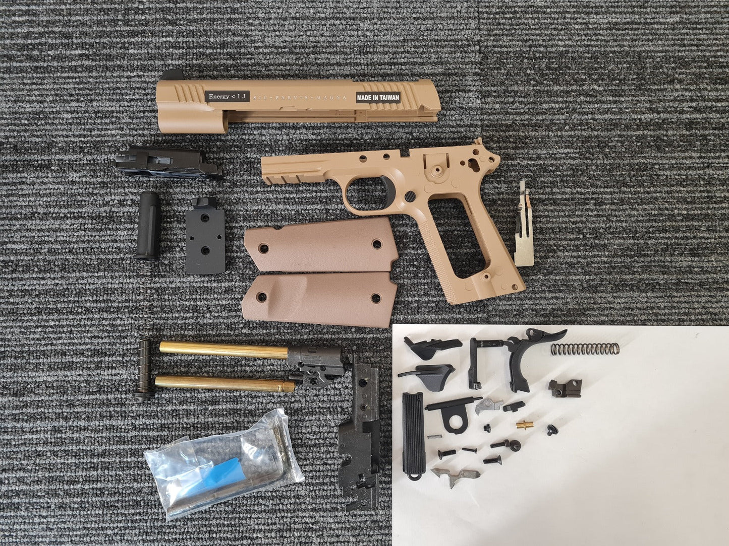 Secutor - Rudis Magna - 1911 - VII Custom Pistol (Co2 Powered - Gas Ready - Tan)