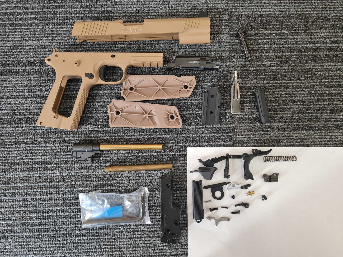 Secutor - Rudis Magna - 1911 - VII Custom Pistol (Co2 Powered - Gas Ready - Tan)