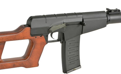 S&T VSS Vintorez Full-Metal & Real Wood AEG Sniper Rifle - Built-In Tracer & Flash Unit (STAEG21RW)