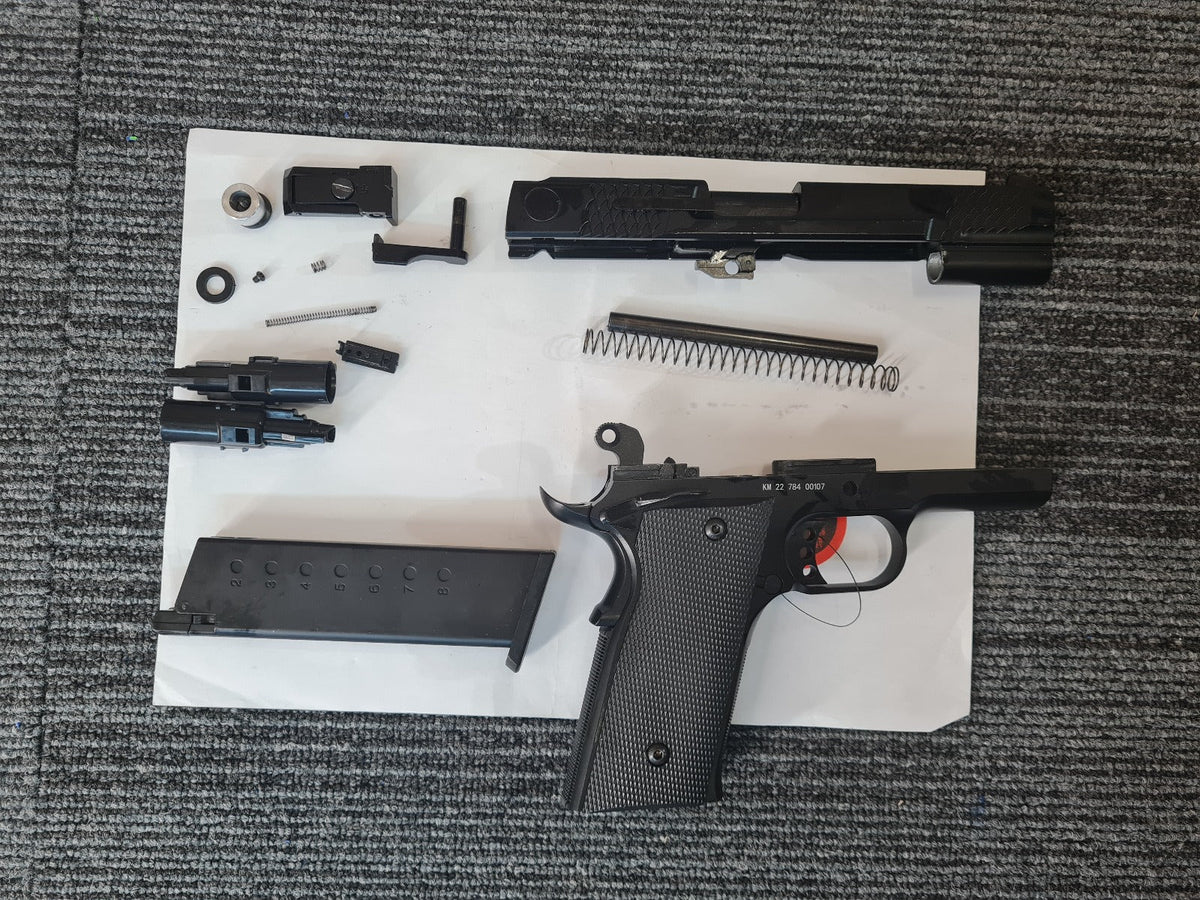 Double Bell M945 Gas Blowback Pistol with Case