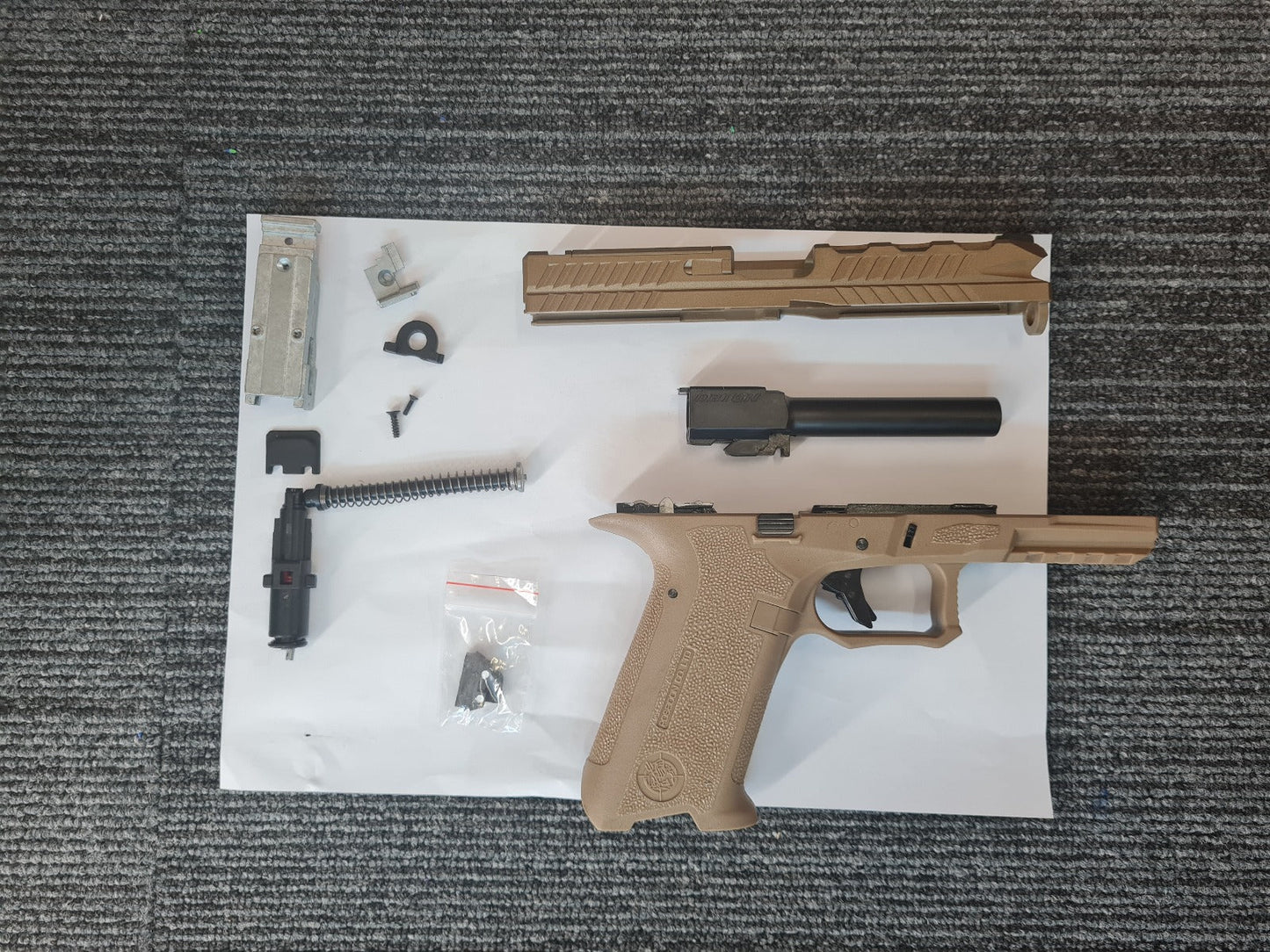 Poseidon Orion NO.2 Gas Blowback Pistol (PPW-O2-A-TAN - 310202 - Tan) Gen 2