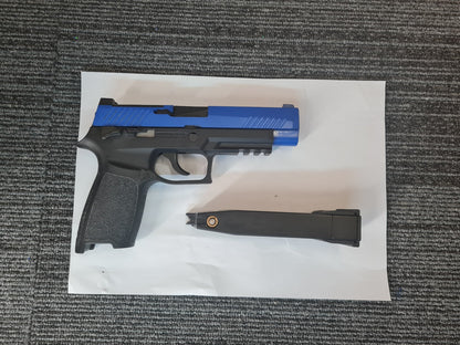 AEG F17 Gas Blowback Pistol (Blue)
