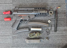 Galaxy AEG Submachine Gun with Stock (Metal Gearbox - Black - G5M)