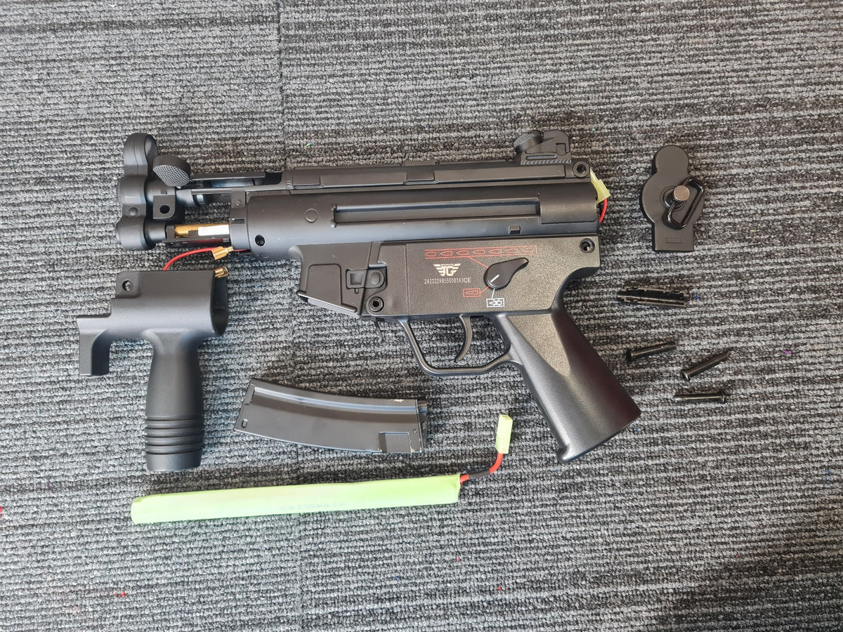 JG Swat 5K-A1 CQB SMG (Inc. Battery and Charger - 201T - Black)