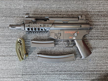 Galaxy AEG Submachine Gun with Stock (Metal Gearbox - Black - G5M)