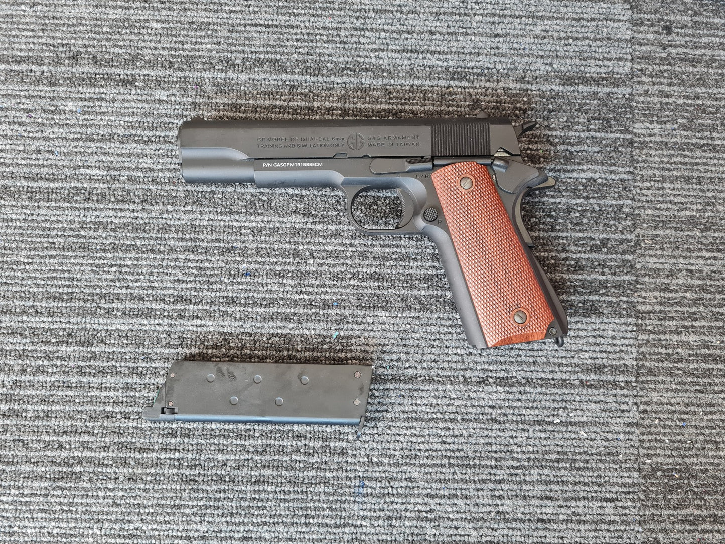 G&G GPM1911 1911 GBBP (Black Tip - Black - GAS-GPM-191-BBB-ECM)