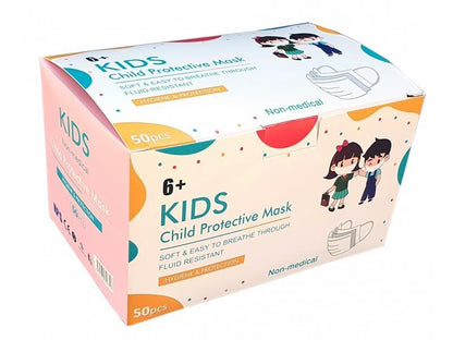 Disposable Kids Printed Masks (50pcs - Box Packed)