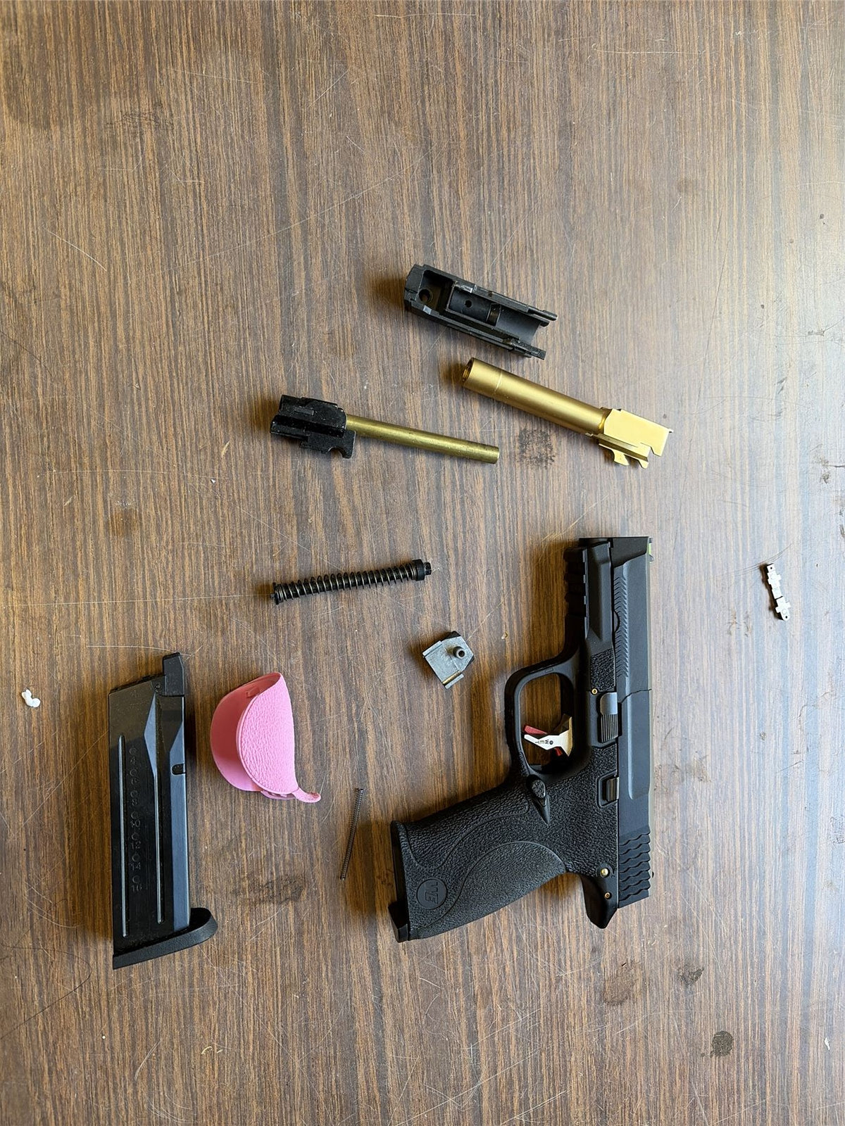 [Boneyard] WE Custom Big Bird Black (Black Slide and Gold Barrel) (WE-71056) - Complete nozzle