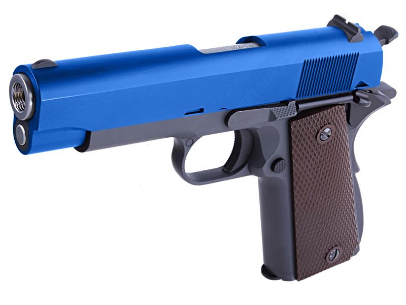 WE - 1911 "Commander" 1943 - Gas Blowback Pistol (Full metal - Grey/Blue)