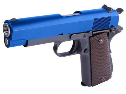 WE - 1911 "Commander" 1943 - Gas Blowback Pistol (Full metal - Grey/Blue)