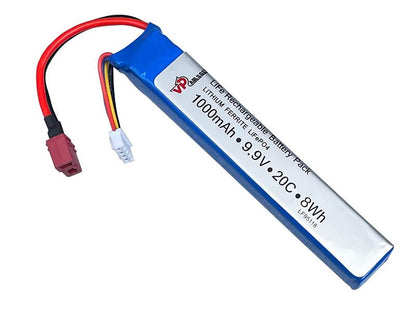 ACM 9.9V 1000mAh 20C/40C LiFe Mini Stick Battery (Deans Connector)