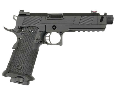 Army Custom 5.1 Hi-Capa with Costa Compensator (With Silencer Adapter - Full Metal - Black - R501)