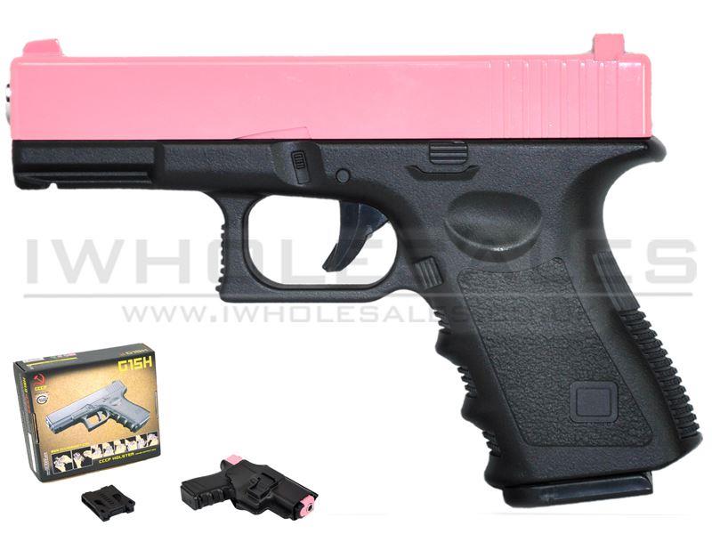ACM C17 G15H Metal Pistol with Holster (Pink)