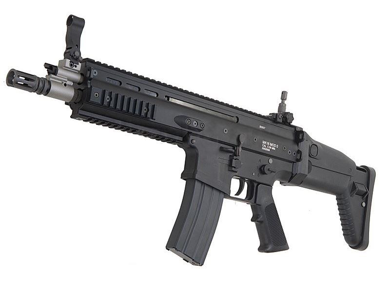WE MK16 GBB Rifle (Open Bolt - Black)