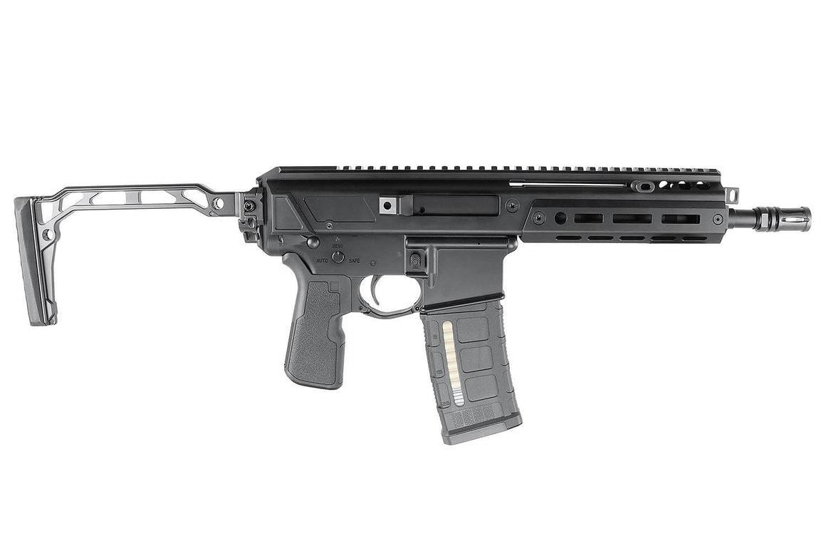 [Pre-Order] Double Eagle 8.5 DWS LUPUS w/ Folding Stock - Gas Blowback Rifle (MWS System / Steel Bolt - G108A-02 BK)