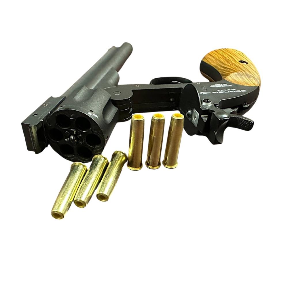 Borner Schofield Co2 Revolver (4.5mm/.177 - BB and Pellet - Black)