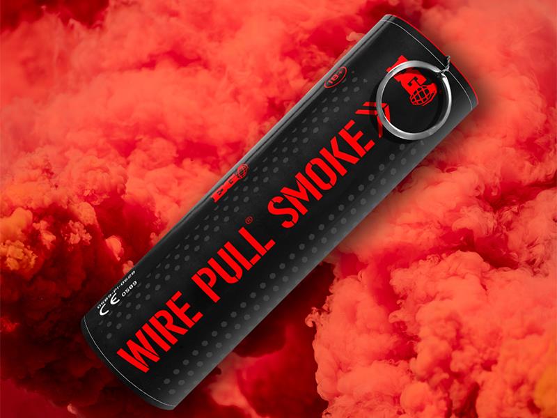 Enola Gaye WP40 Wire Pull Smoke Grenade (WP05R - Red)