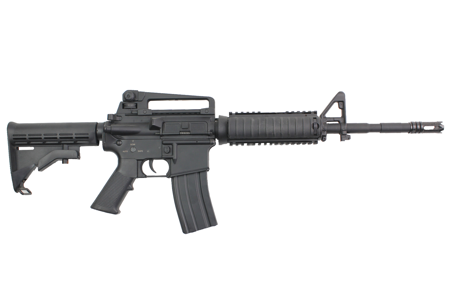 Double Bell M4 RIS Long (Full Metal Body and Gearbox  - Black - 51)