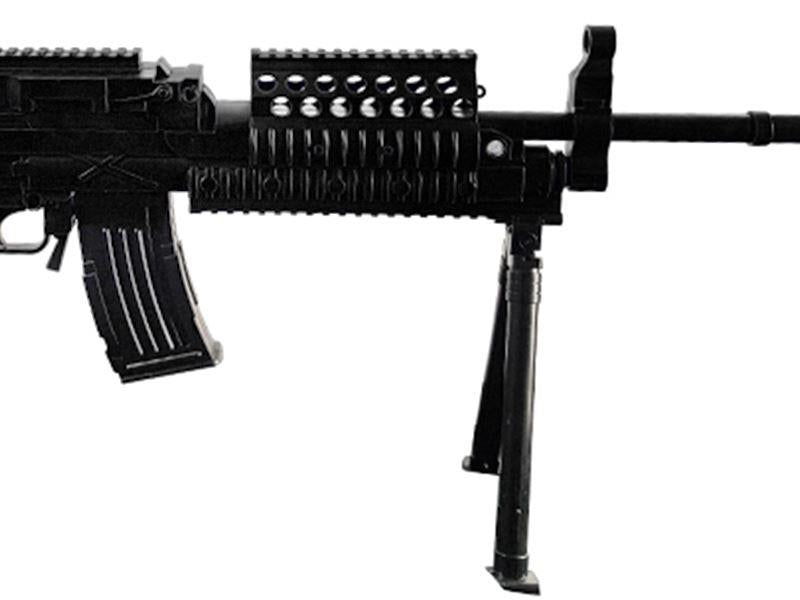 Golden Hawk M249 Rifle with Bipod (95cm Length - Black)