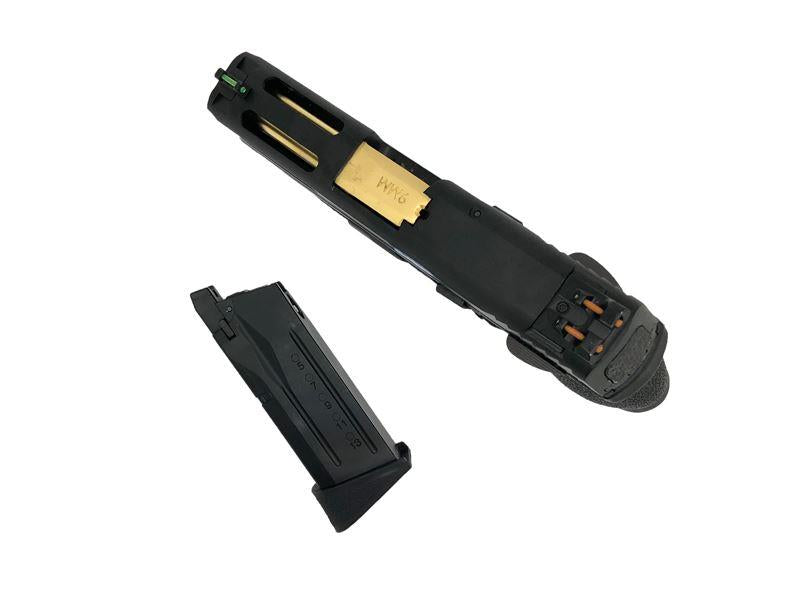 WE Custom Big Bird Black (Black Slide and Gold Barrel - Cut Slide - Compact)