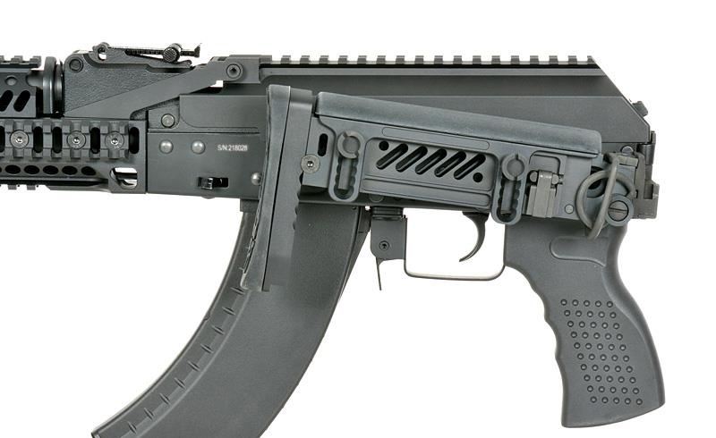 Cyma Platinum AKM Tactical AEG Rifle with Eshooter ETU GEN-2 (Black - CM113)
