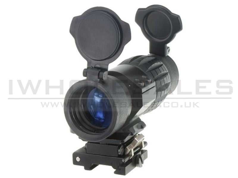 UFC EOTech Style 4X FXD Magnifier with Adjustable QD Mount (Black) (UFC-JA-5338-BK)