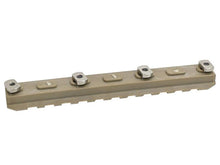 Ares Amoeba 5.0" M-Lok Key Rail System (2pcs - ABS - AM-ML-R-006-DE - Tan)