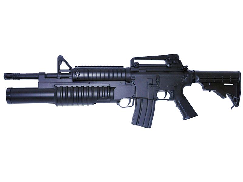 Double Eagle - M4 "Grenadier" - M4 RIS-AEG & Tri-Shot - M203 (Black - M813)