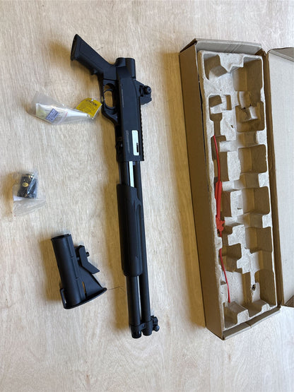 [Boneyard] APS Paintball Marker Pump Action Shotgun (16 Inch - Co2 Powered - 0.68 - Black) - Unknown Fault or Ex. Display