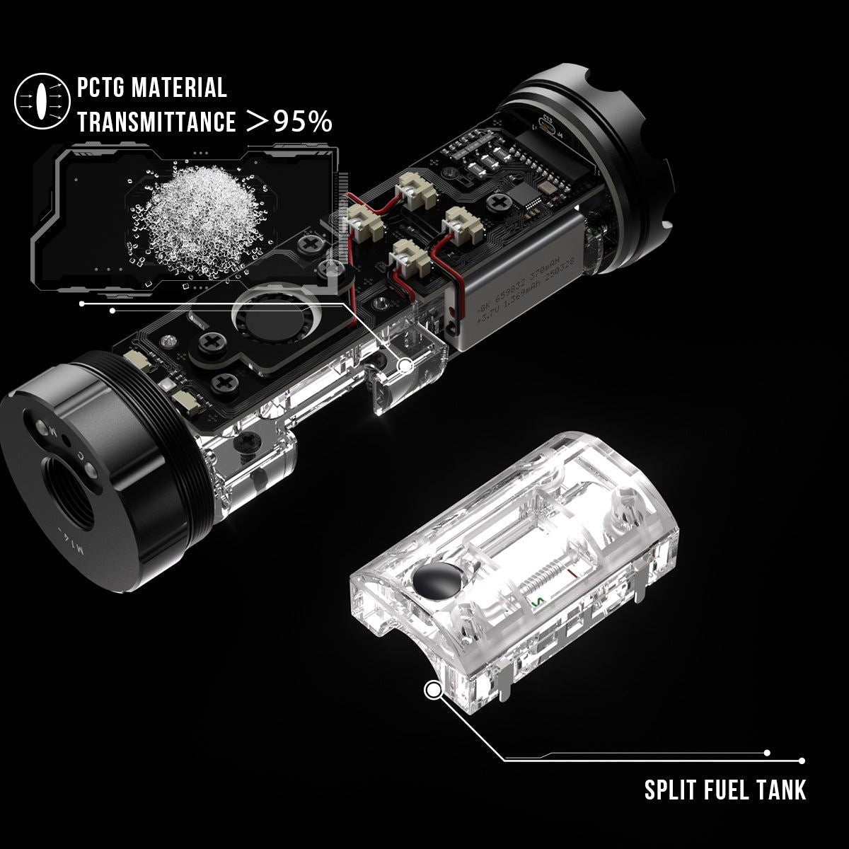 E-Shooter Flare Smoky BT Airsoft Tracer Unit & Chronograph (V900)