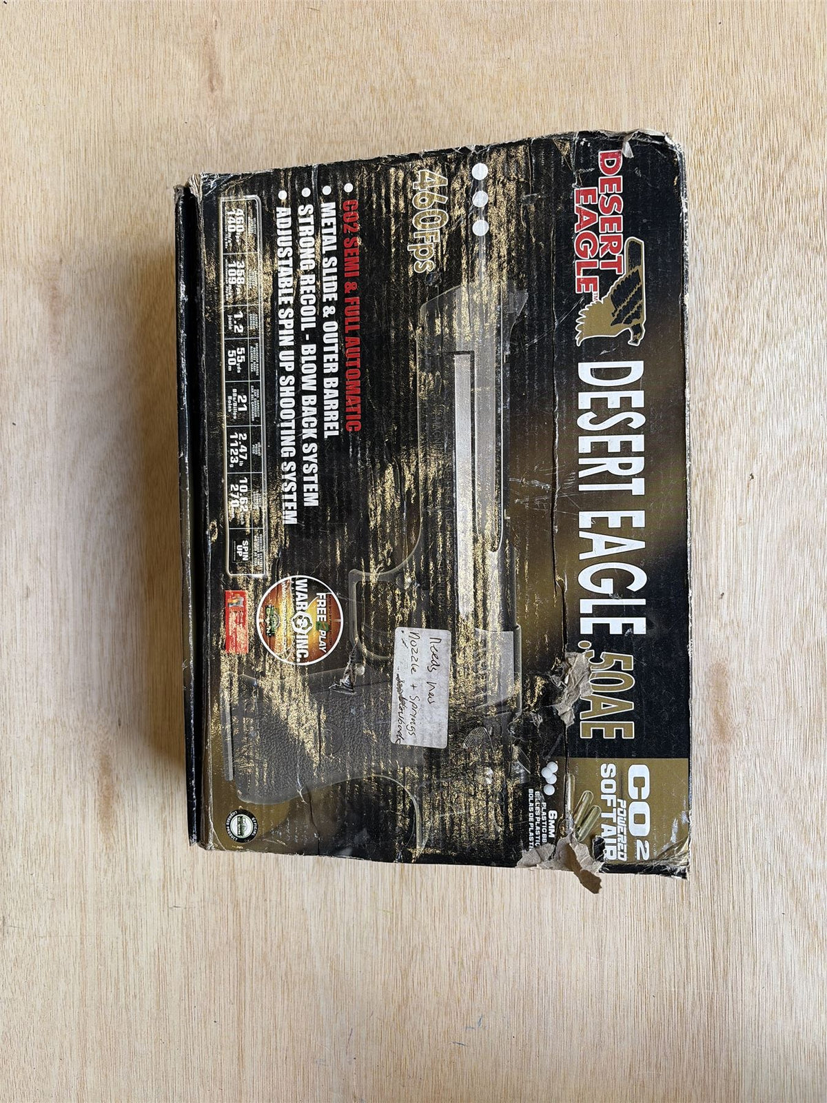 [Boneyard] Cybergun Desert Eagle CO2 GBB Pistol - Condition unknown