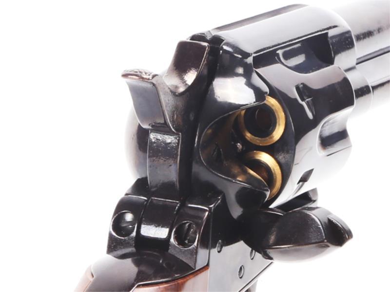 King Arms SAA .45 Peacemaker Revolver (S - Electroplating Black - KA-PG-10-S-BK2)