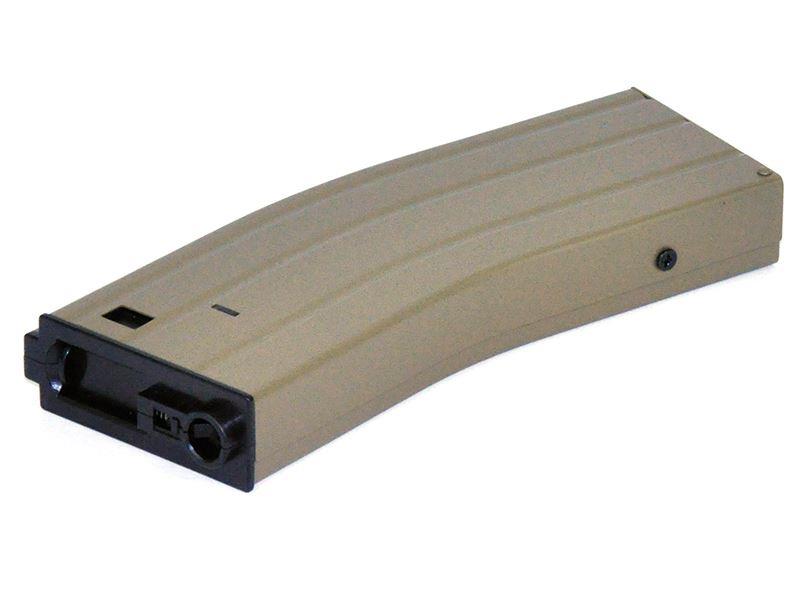 A&K M4 Flash Magazine (Metal - 350 Rounds - Tan - A037-TAN)