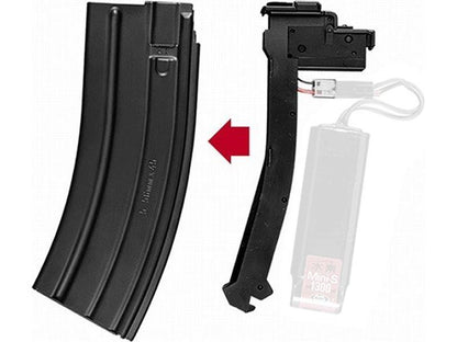 Tokyo Marui 416C Low Cap Magazine (Plus Battery Compartment - 30 Round - Black)