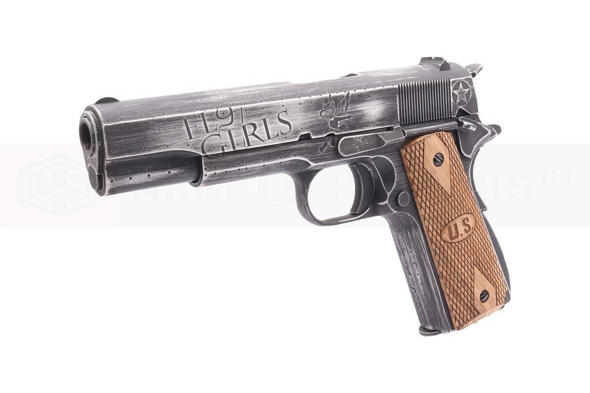[Air Gun] Auto Ordnance Cybergun Custom 1911 Fly Girls Co2 Blowback Pistol (CG-AU0300-AG - 4.5mm/.177)