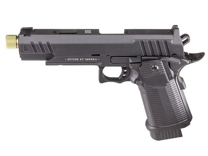 Secutor - LUDUS III - Hi-Capa 5.1 Custom Pistol (Gold Barrel - Co2 Powered - Gas Ready - Black)