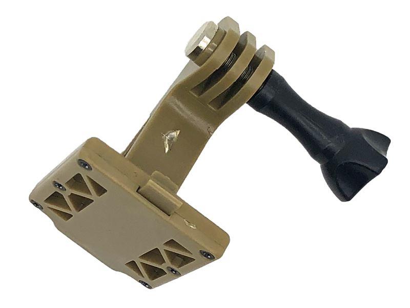 Big Foot GoPro Helmet Mount (Tan)