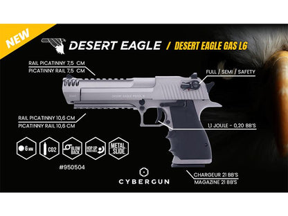 Desert Eagle L650AE Co2 Blowback Pistol (FULLY AUTO. - Cybergun - KWC - Dual Tone - 950503)